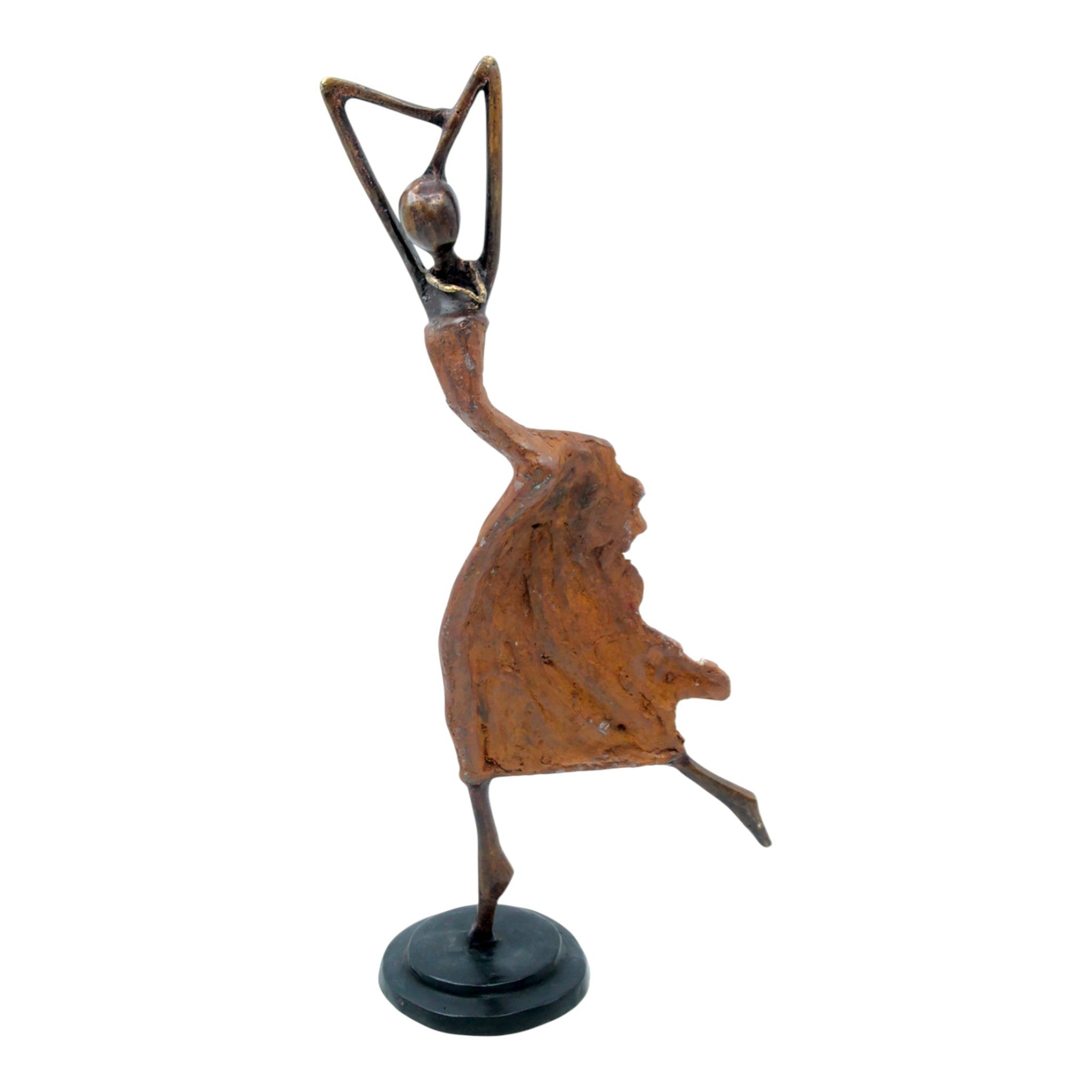 Danseuse 35 cm marron n°1 
