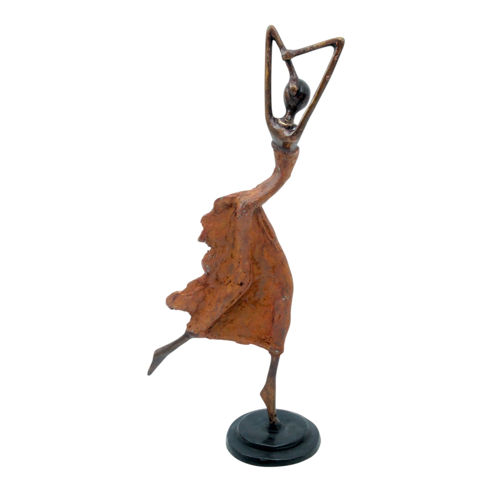 Danseuse 35 cm marron n°1 