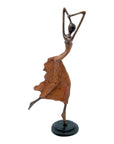Danseuse 35 cm marron n°1 