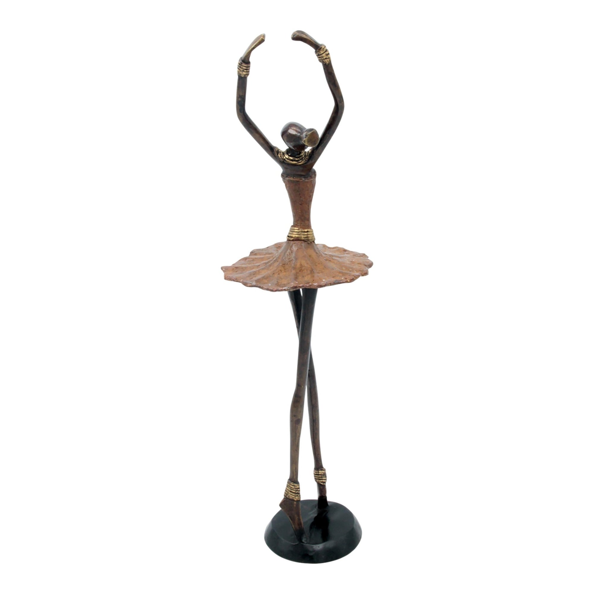 Ballerine 45 cm marron n°3 
