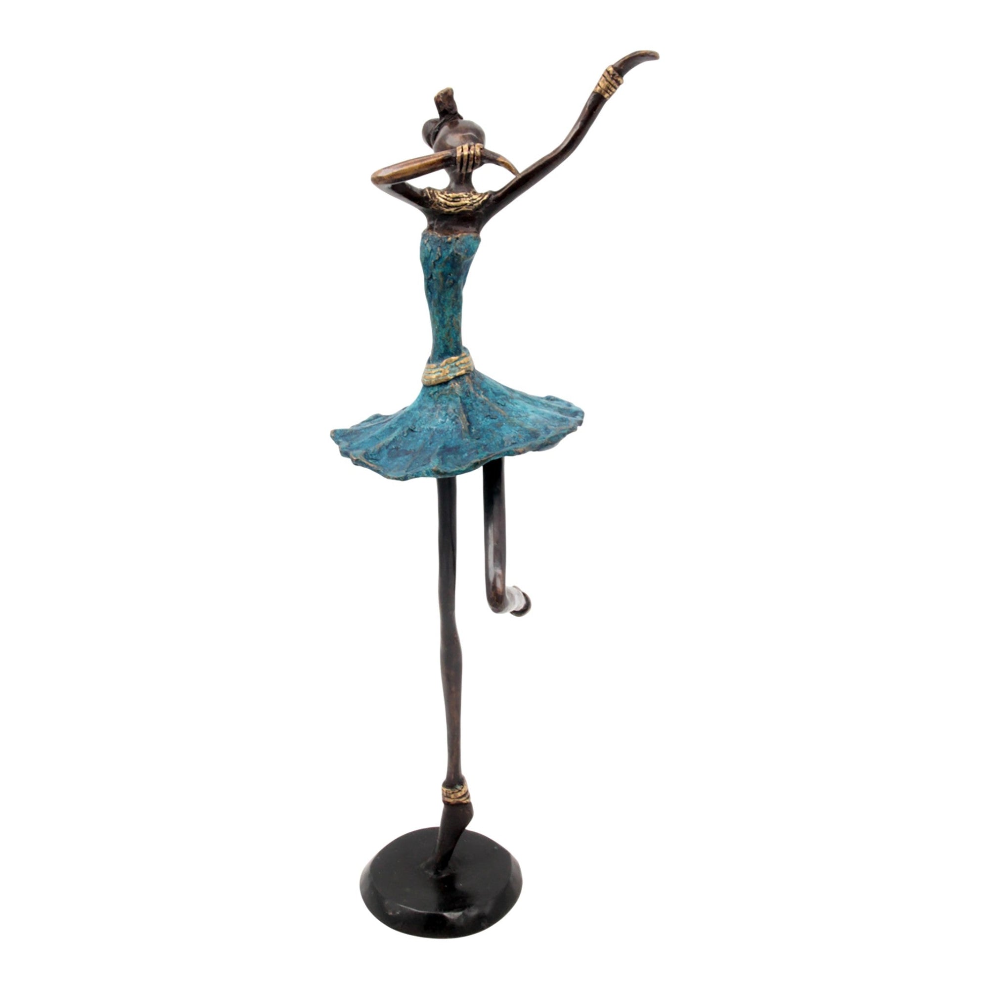 Ballerine 40 cm bleu n°1 