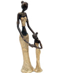 Bronze Mohamadi Dermé 30 cm doré n°6 Bronzes d'Afrique