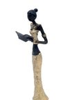 Bronze Mohamadi Dermé 30 cm doré n°7 Bronzes d'Afrique