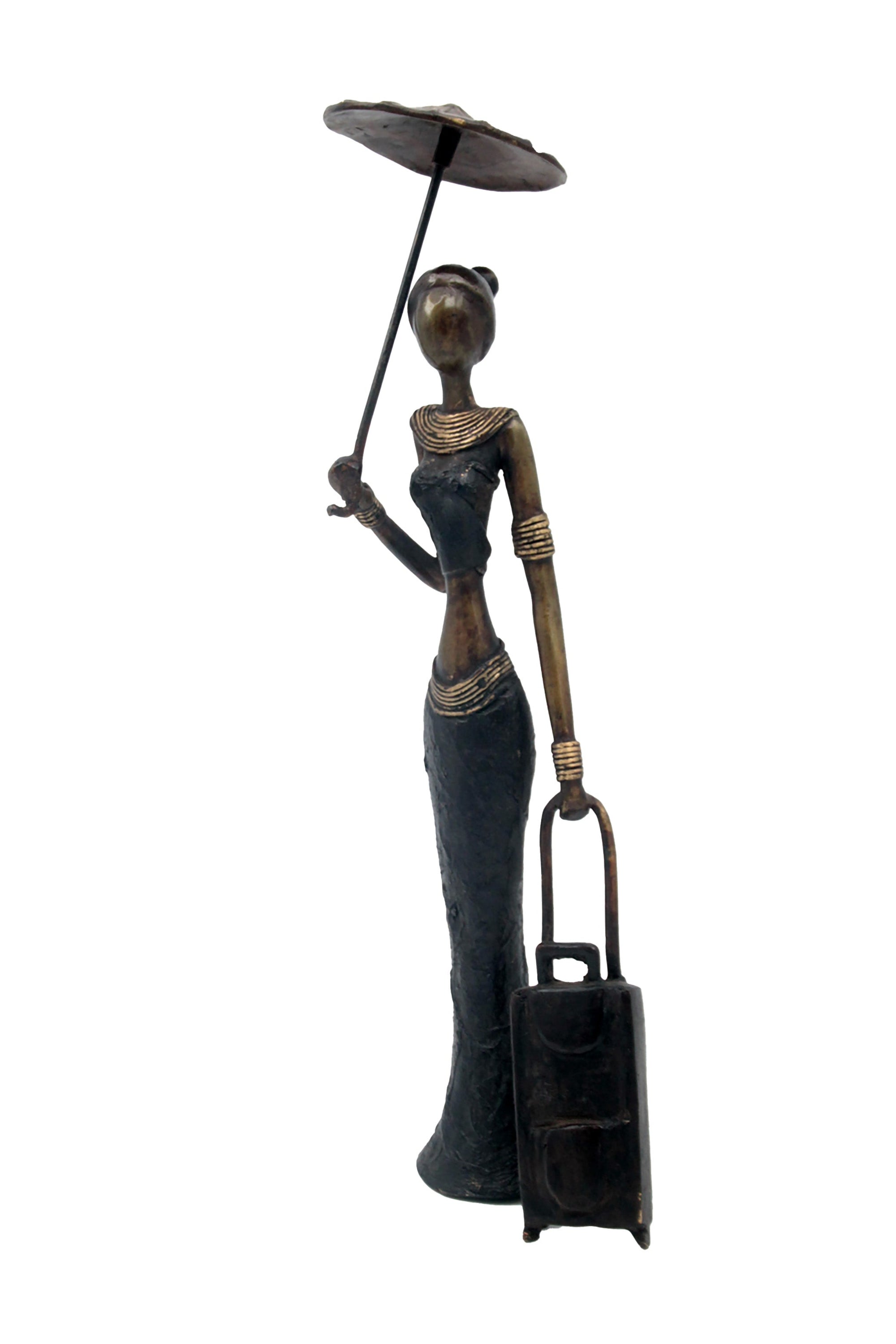 Bronze Mohamadi Dermé 30 cm noir n°3 Bronzes d'Afrique