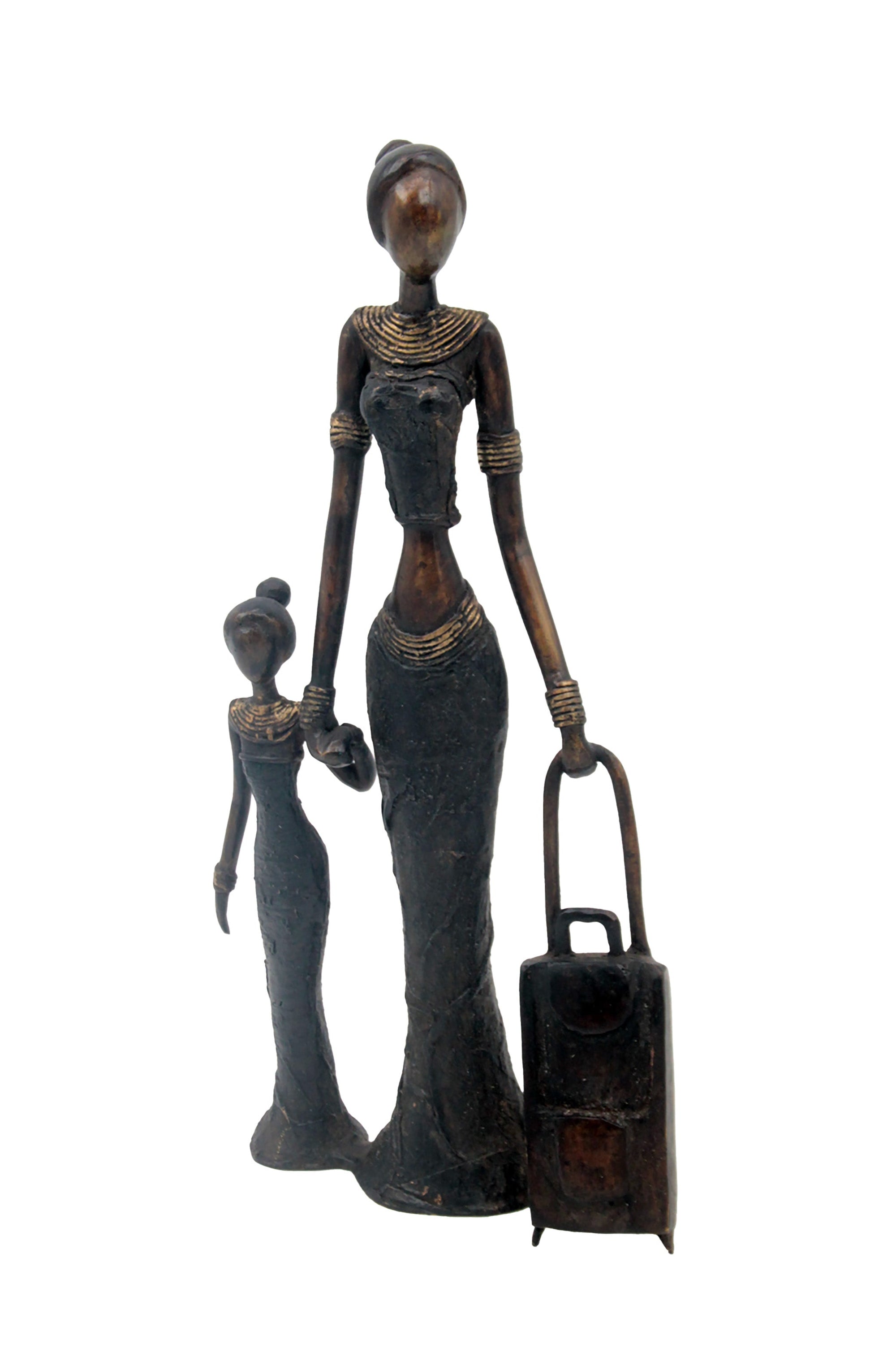 Bronze Mohamadi Dermé 30 cm noir n°4 Bronzes d'Afrique