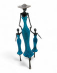 Bronze Mohamadi Dermé 40 cm bleu n°2 