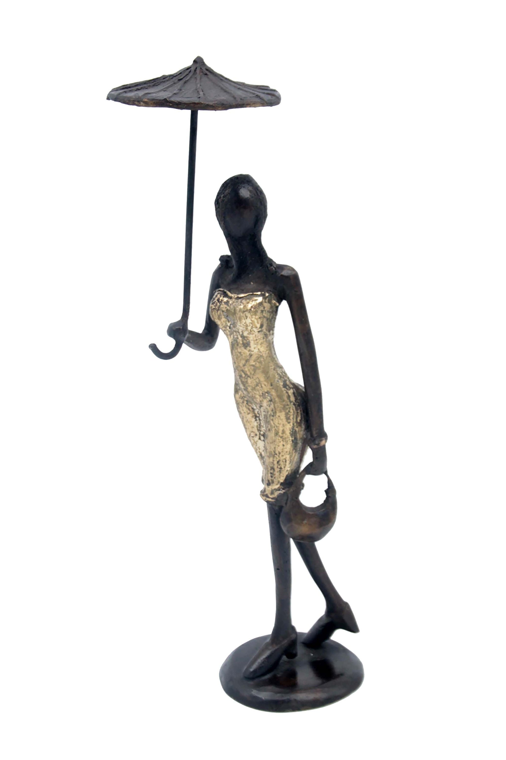Bronze 30 cm doré n°6 Bronzes d'Afrique