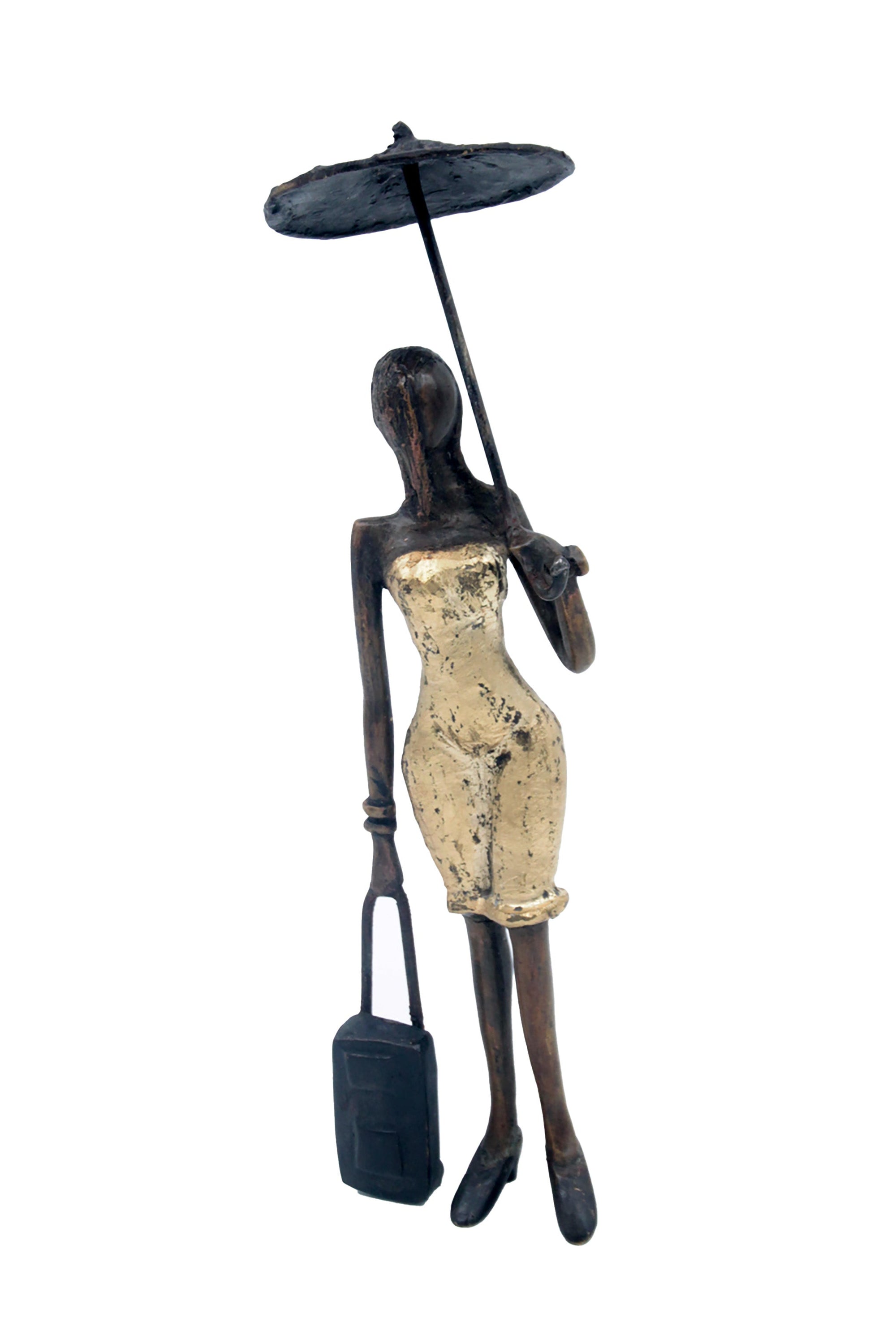 Bronze 30 cm doré n°11 Bronzes d'Afrique