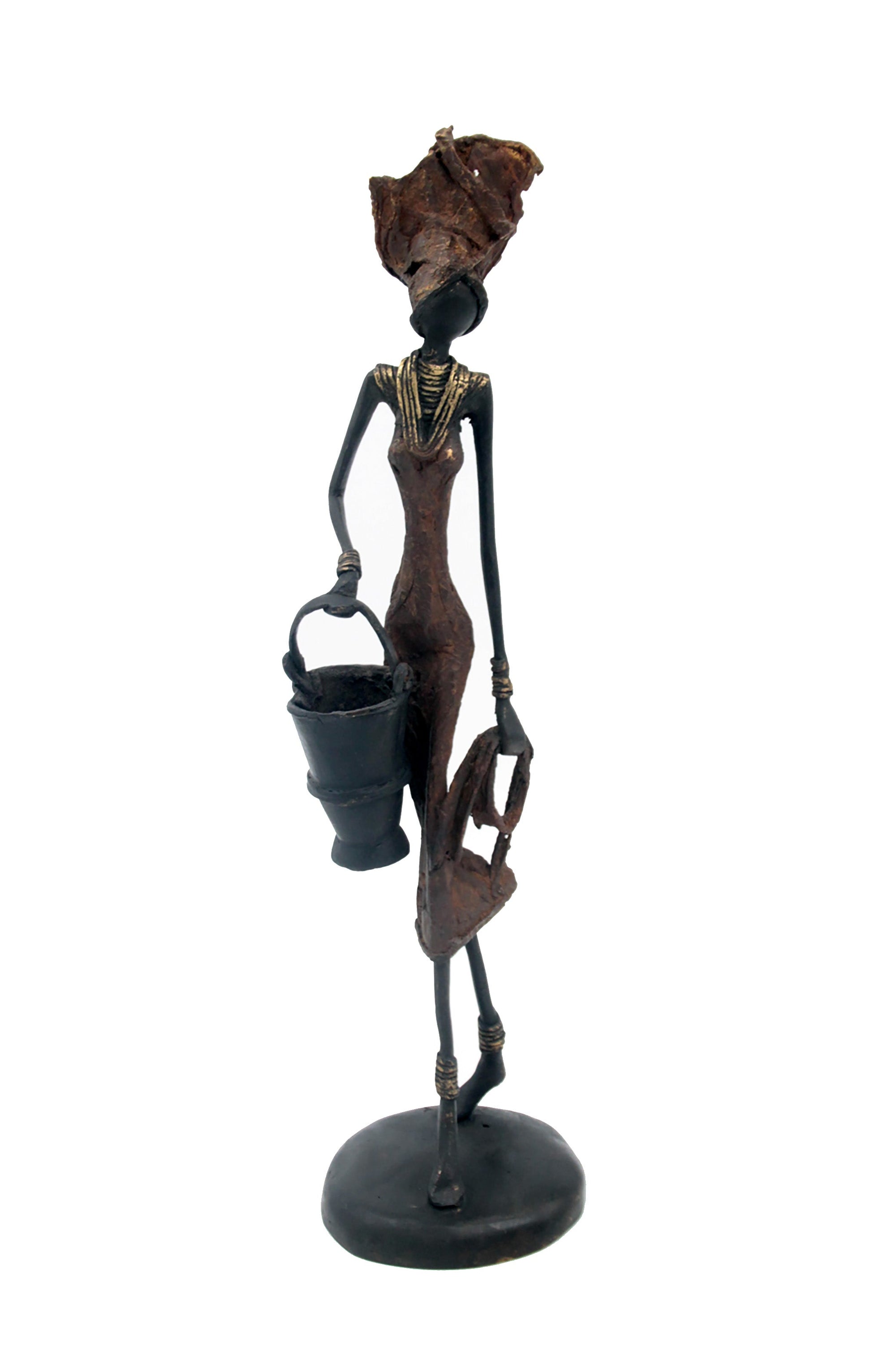 Bronze 35 cm marron n°4 Bronzes d'Afrique