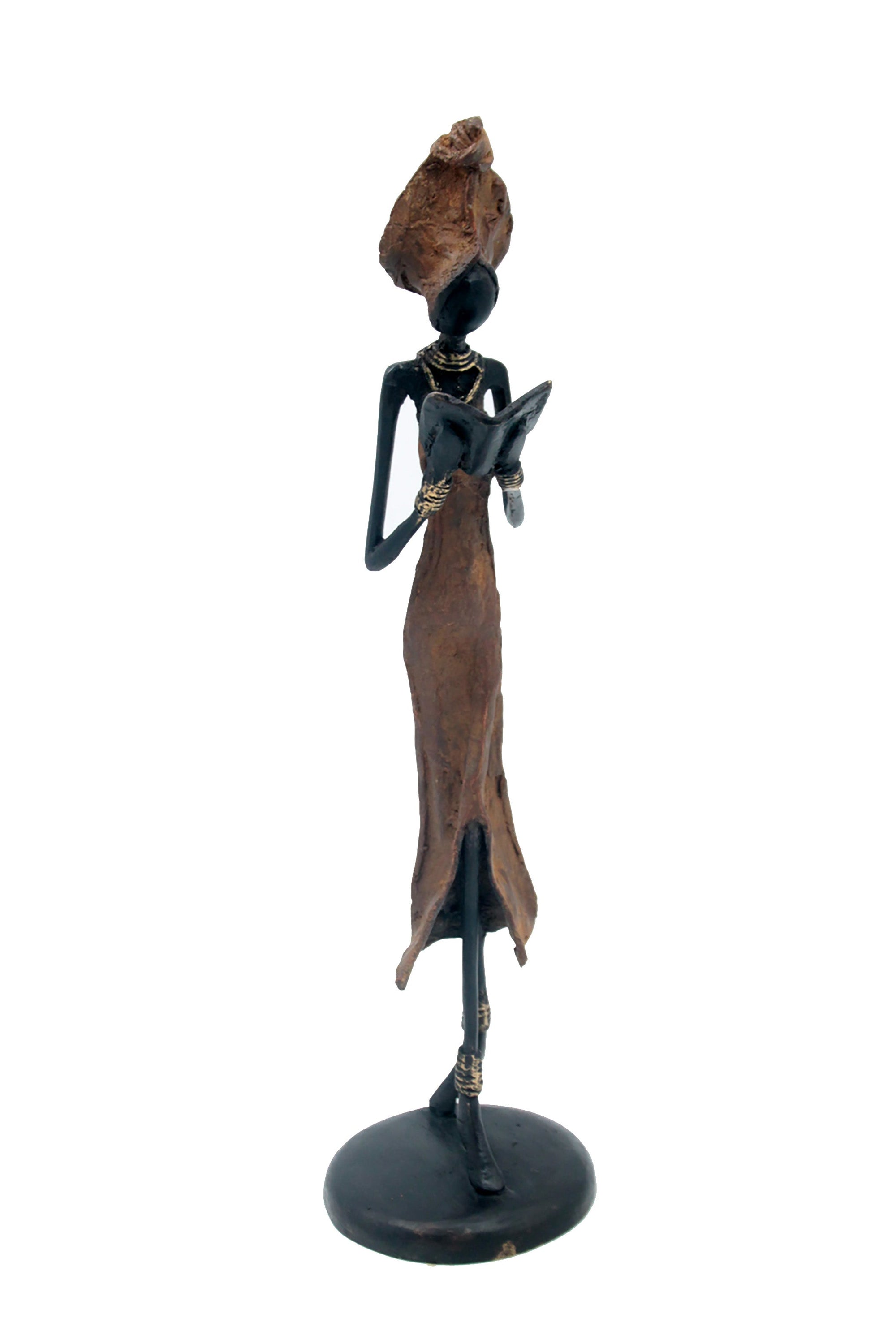 Bronze 35 cm marron n°13 Bronzes d'Afrique