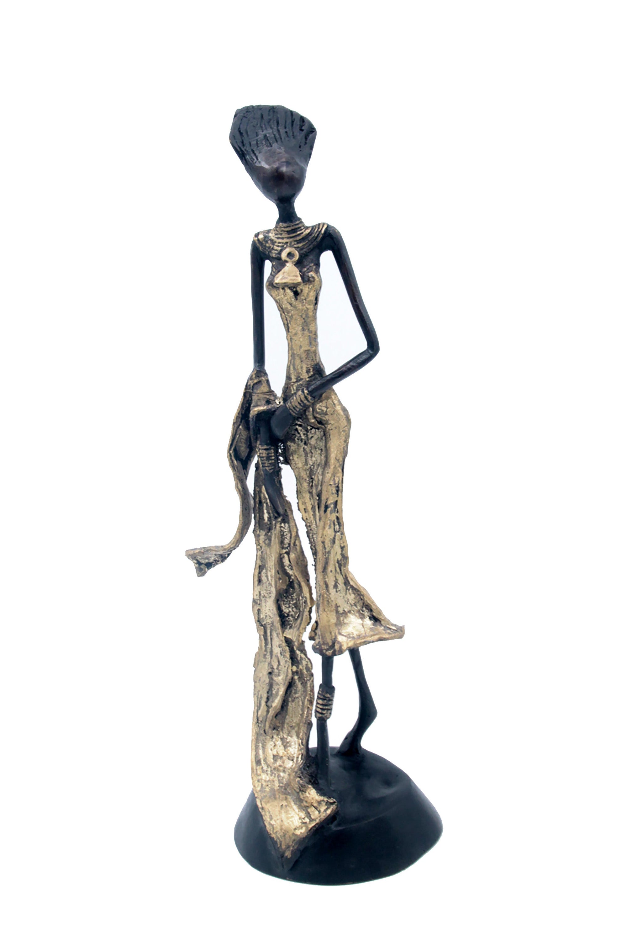 Bronze 35 cm doré n°2 Bronzes d'Afrique