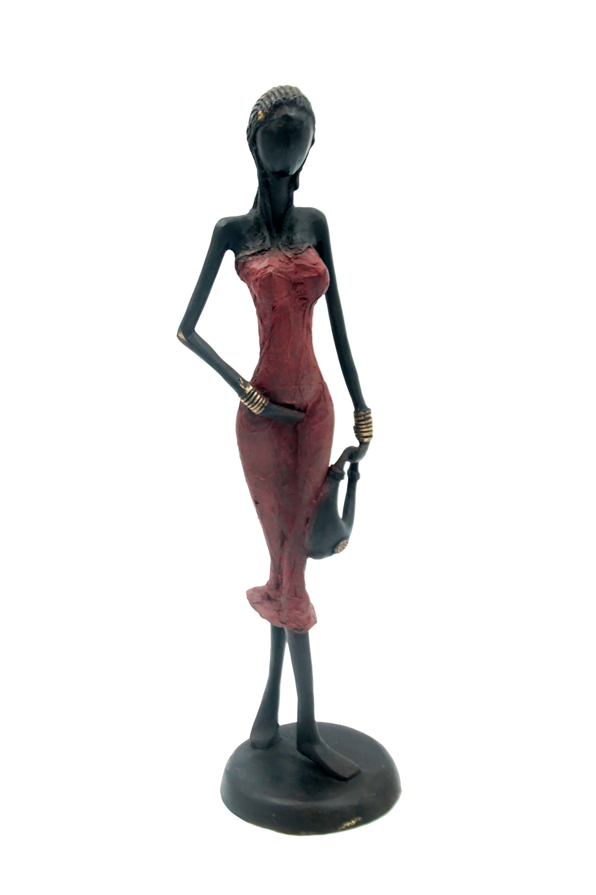 Bronze 40 cm rouge n°2 Bronzes d'Afrique