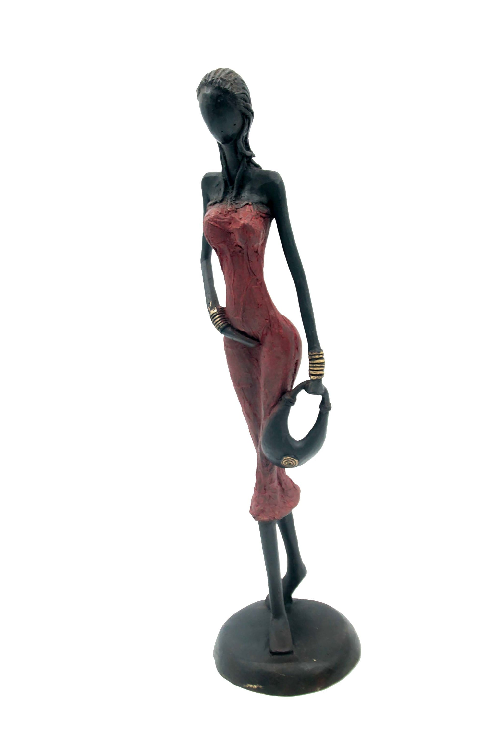 Bronze 40 cm rouge n°2 Bronzes d'Afrique
