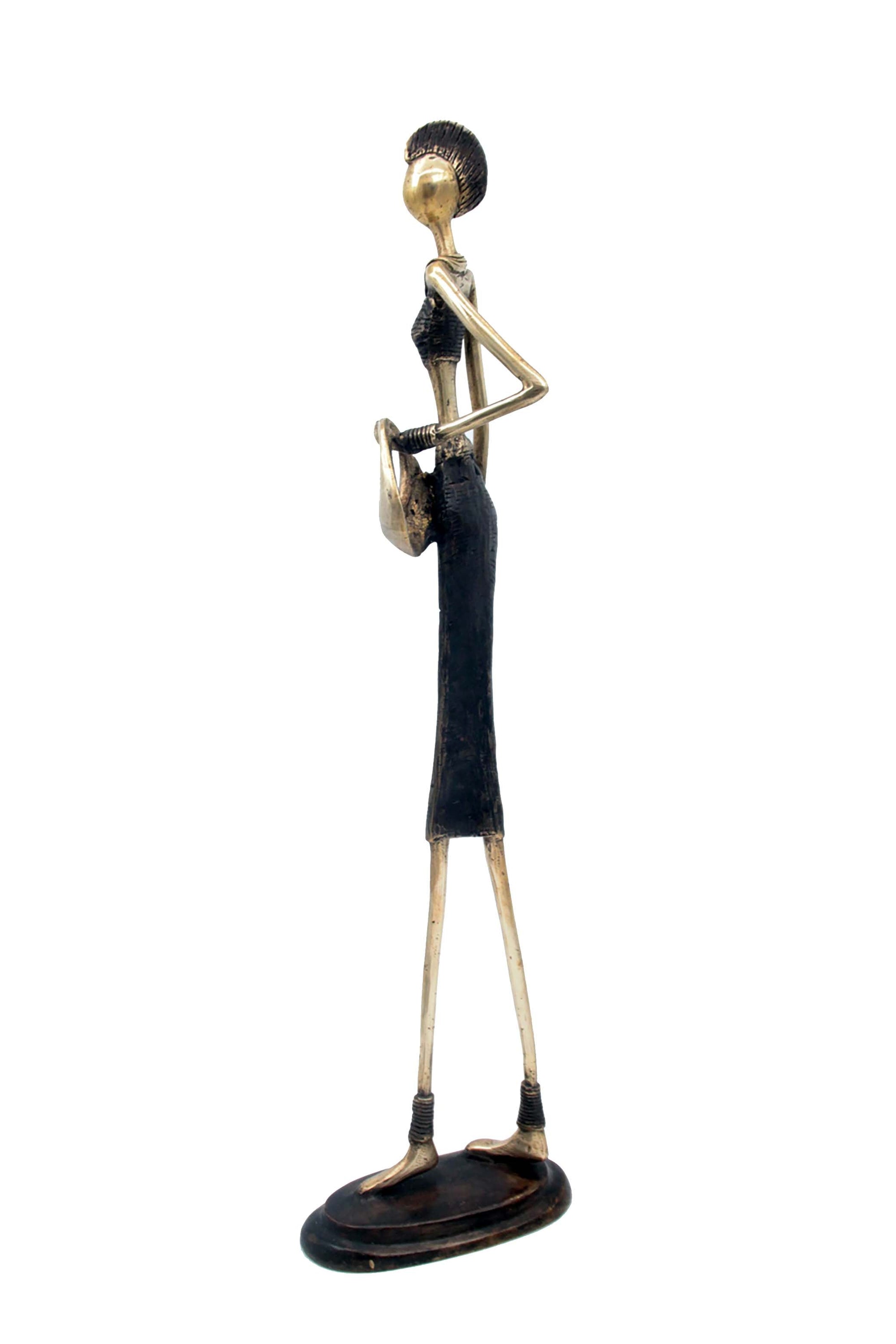 Bronze 55 cm doré n°9 Bronzes d'Afrique