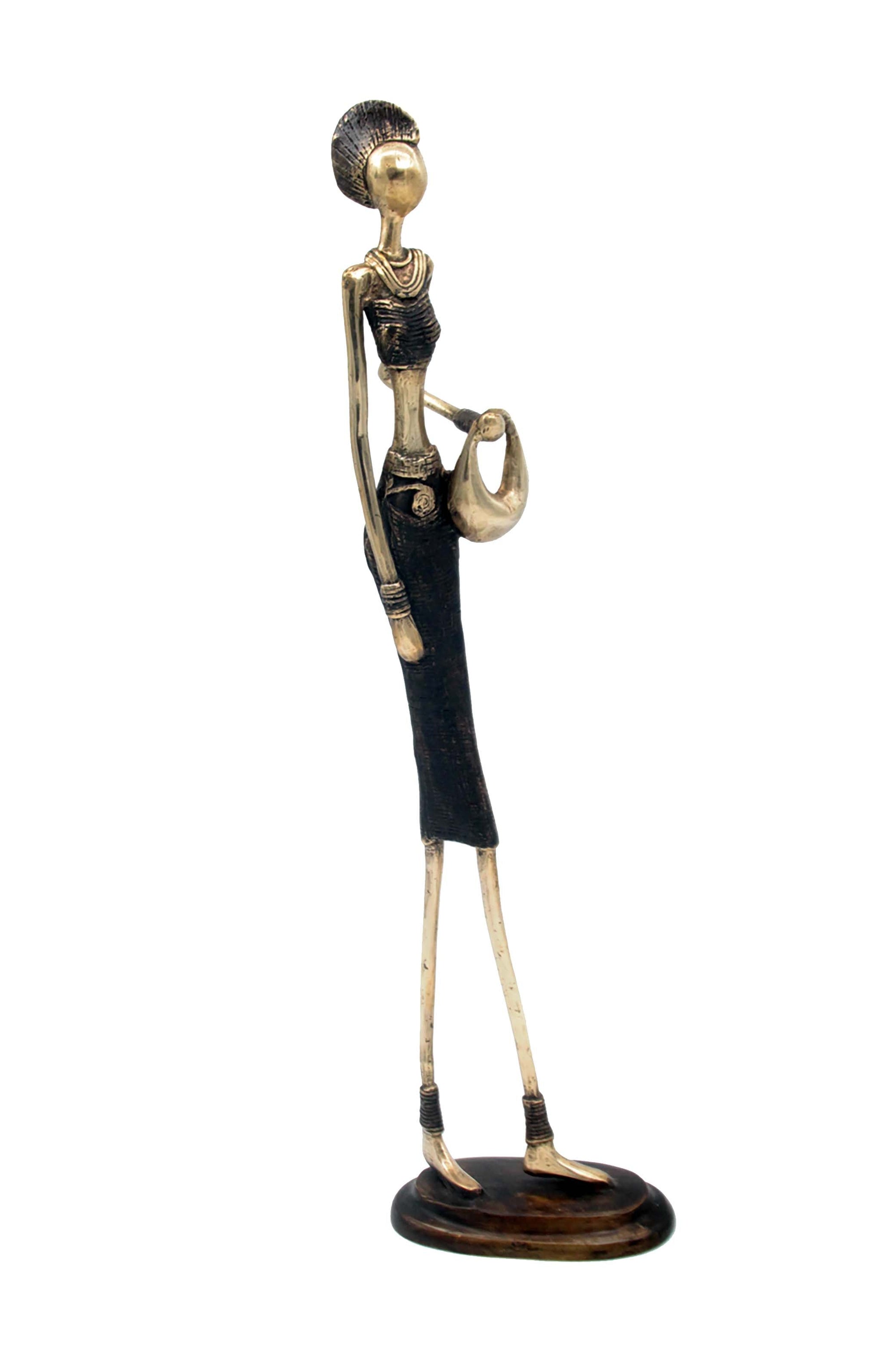 Bronze 55 cm doré n°9 Bronzes d'Afrique