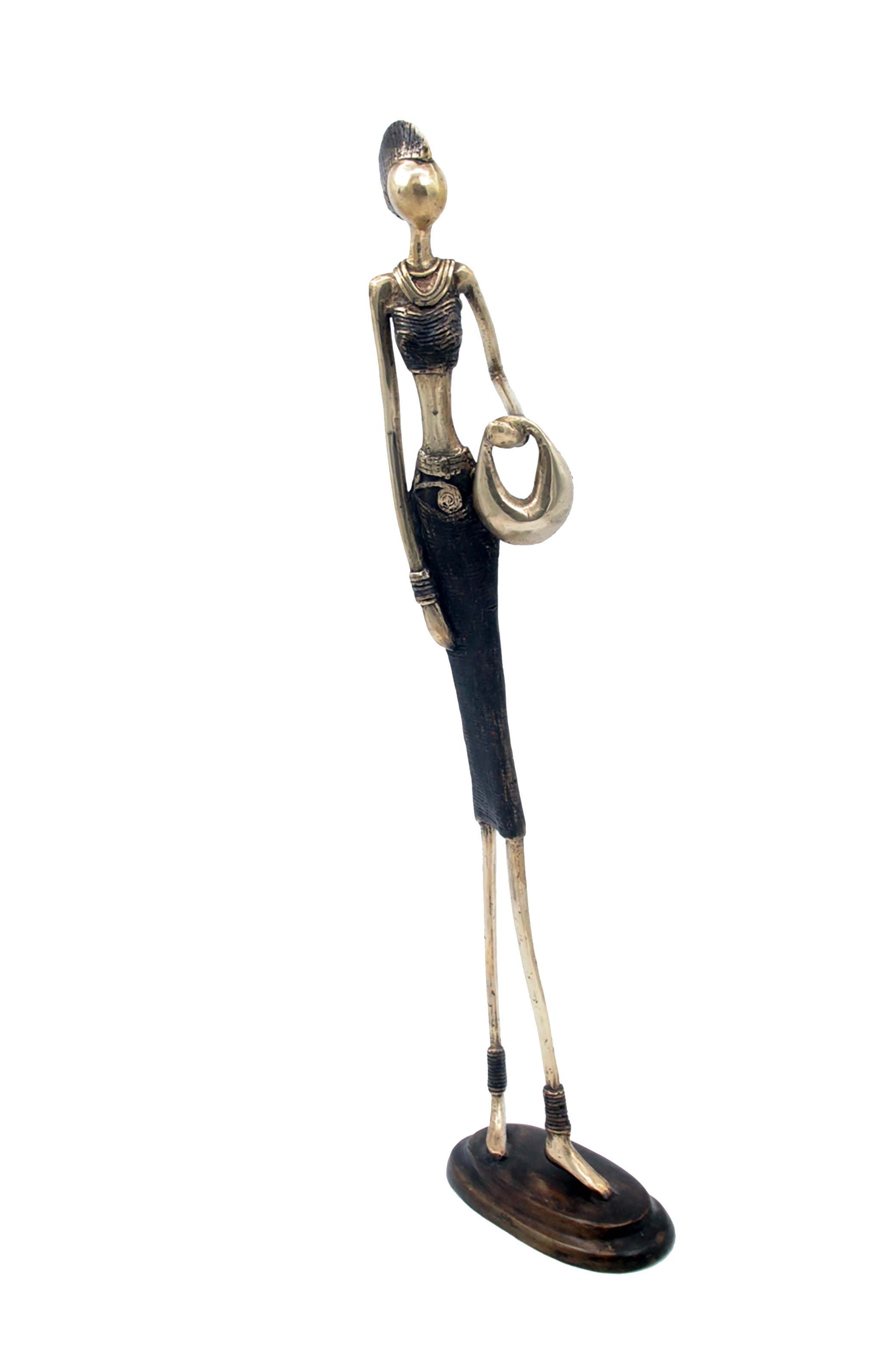 Bronze 55 cm doré n°9 Bronzes d'Afrique