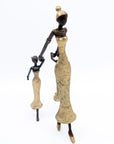 Bronze Mohamadi Dermé 30 cm doré n°9 Bronzes d'Afrique