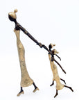 Bronze Mohamadi Dermé 30 cm doré n°9 Bronzes d'Afrique