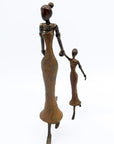 Bronze Mohamadi Dermé 30 cm marron n°6 Bronzes d'Afrique