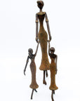 Bronze Mohamadi Dermé 30 cm marron n°6 Bronzes d'Afrique