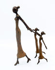 Bronze Mohamadi Dermé 30 cm marron n°6 Bronzes d'Afrique