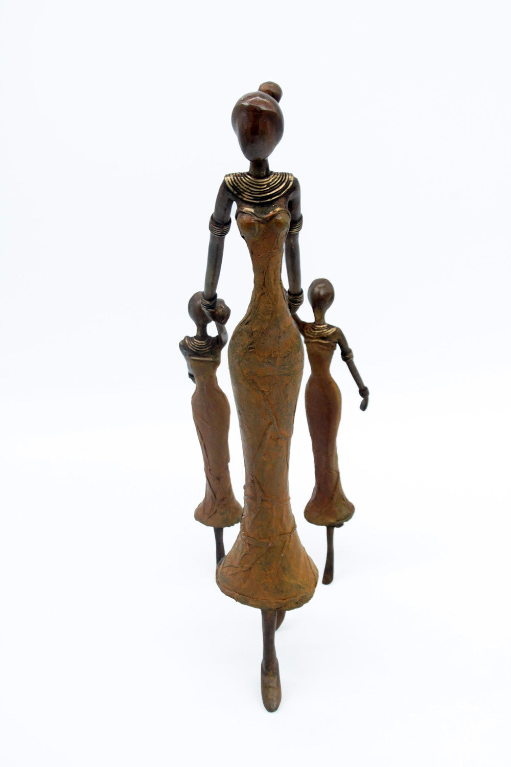 Bronze Mohamadi Dermé 30 cm marron n°6 Bronzes d'Afrique