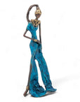 Bronze 35 cm bleu n°15 