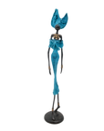 Bronze 55 cm bleu n°1 