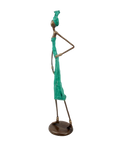 Bronze 55 cm turquoise n°3 