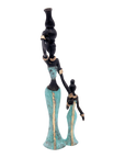 Bronze Mohamadi Dermé 20 cm turquoise n°2 