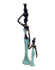 Bronze Mohamadi Dermé 20 cm turquoise n°2 