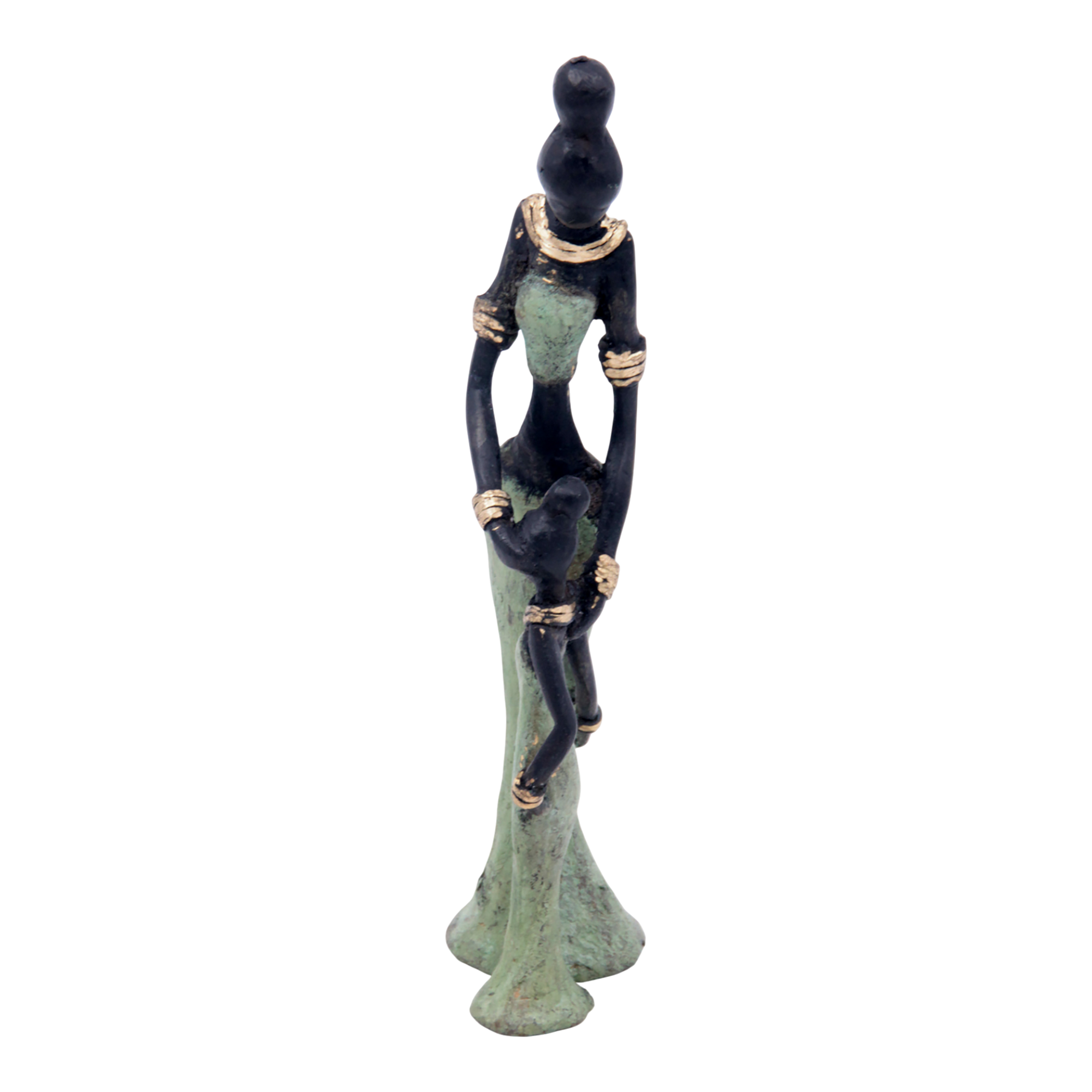 Bronze Mohamadi Dermé 20 cm vert n°1 