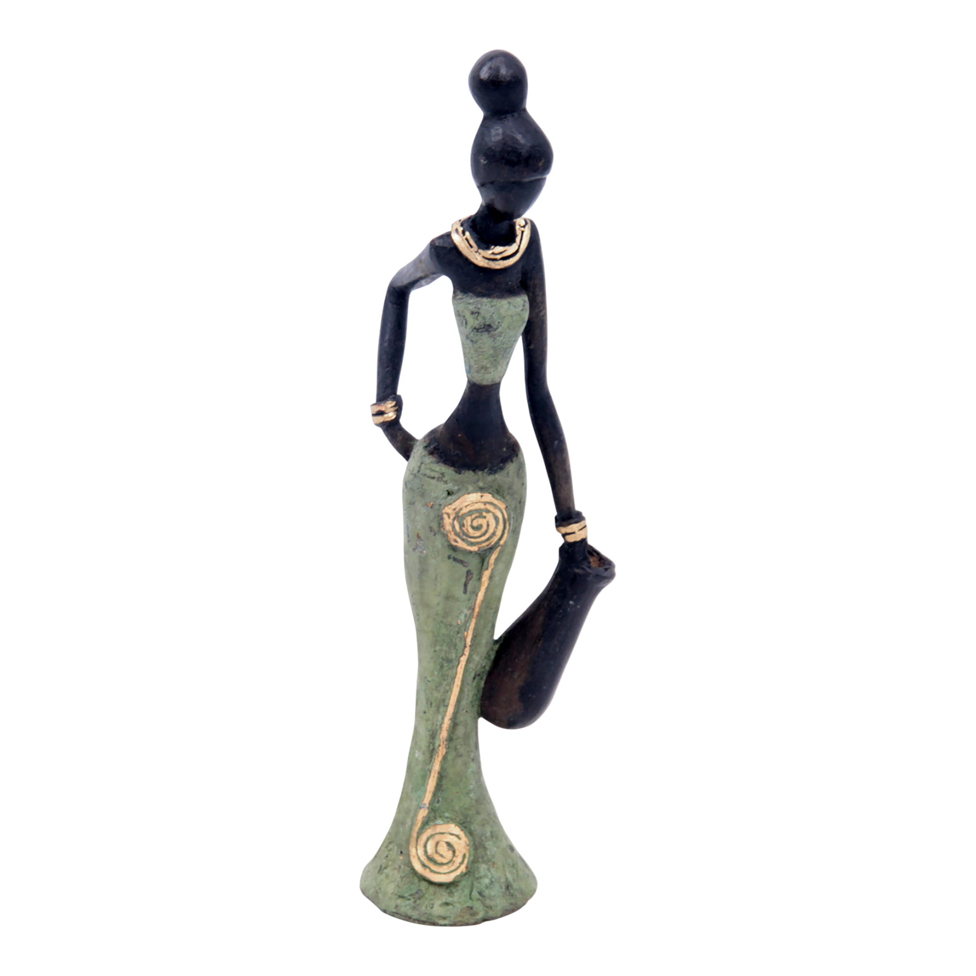 Bronze Mohamadi Dermé 20 cm vert n°7 