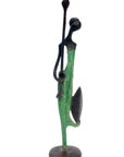 Abdoulaye's bronze 25cm green n°6 