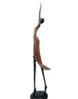 Bronze danseuse 55 cm marron n°1 Bronzes d'Afrique