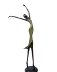 Bronze danseuse 55 cm vert n°1 Bronzes d'Afrique