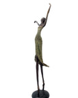 Bronze danseuse 55 cm vert n°1 Bronzes d'Afrique