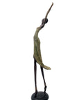 Bronze danseuse 55 cm vert n°1 Bronzes d'Afrique