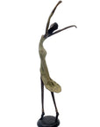 Bronze danseuse 55 cm vert n°1 Bronzes d'Afrique