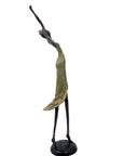 Bronze danseuse 55 cm vert n°1 Bronzes d'Afrique