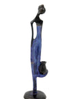 Abdoulaye's bronze 25cm purple n°1 