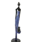 Abdoulaye's bronze 25cm purple n°1 