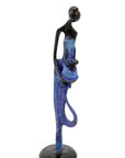 Abdoulaye's bronze 25cm purple n°2 