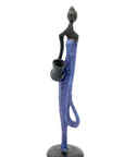 Abdoulaye's bronze 25cm purple n°5 