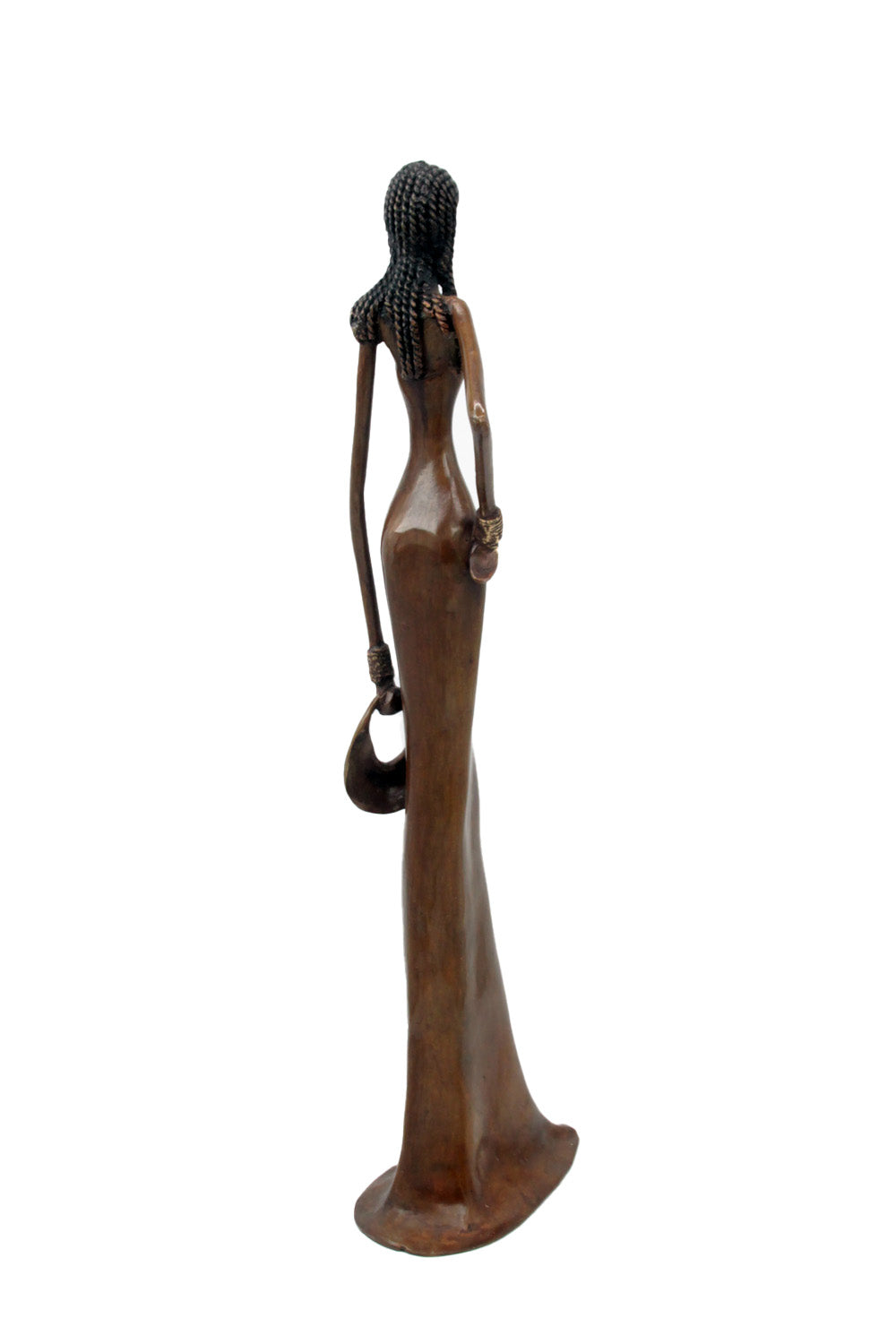 Bronze Issouf sans socle 55 cm marron n°1 Bronzes d'Afrique
