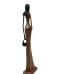 Bronze Issouf sans socle 55 cm marron n°1 Bronzes d'Afrique