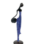 Abdoulaye's bronze 25cm purple n°9 