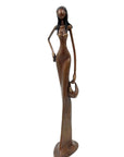 Bronze Issouf sans socle 55 cm marron n°1 Bronzes d'Afrique