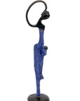 Abdoulaye's bronze 25cm purple n°10 