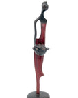Abdoulaye's bronze 25cm red n°5 